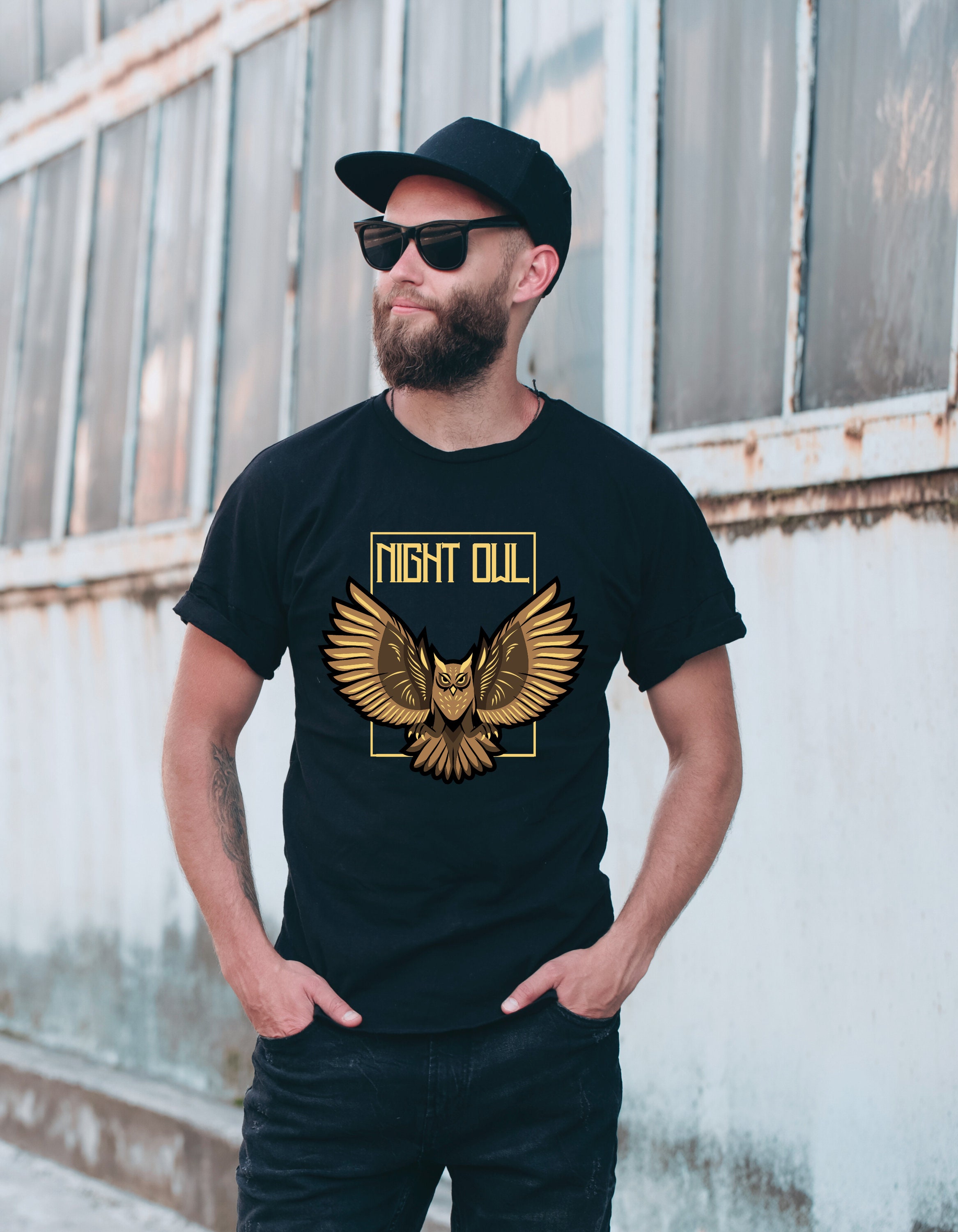 Regular-Fit Artwork T-Shirt - Night