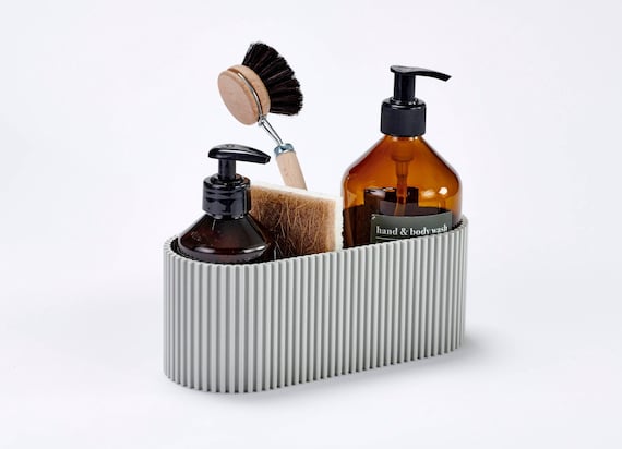Sink Organizer, Designer Kitchen Utensil Holder, Dish Organizer, Dish Brush Holder, Kitchen Utensils, Kitchen Helper, Sponge Holder