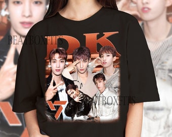 DK Kpop Shirt, Lee Seokmin Seventeen Kpop Sweatshirt, Deokyeom SVT Vintage Retro Graphic Music Unisex Gift Fan Hoodie