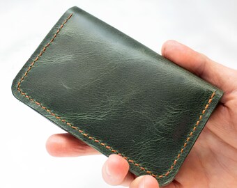 Handcrafted Leather Wallet and Cardholder Set - Minimalist Elegance for Everyday Essentials - EternaMuhan