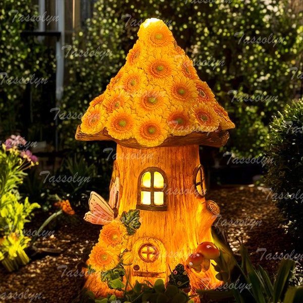 Outdoor Solar Fairy House Solar - Etsy