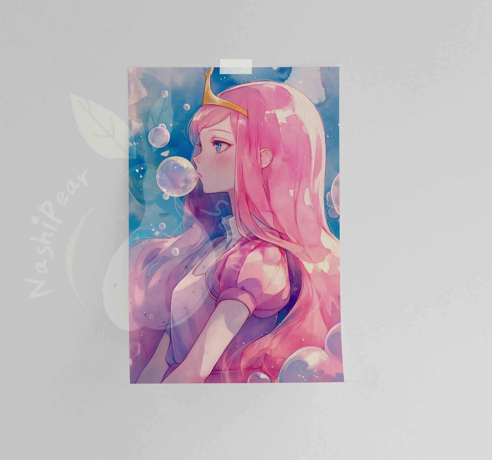 Princess Bubblegum | Princess Aesthetic Poster | Premium Textured ...