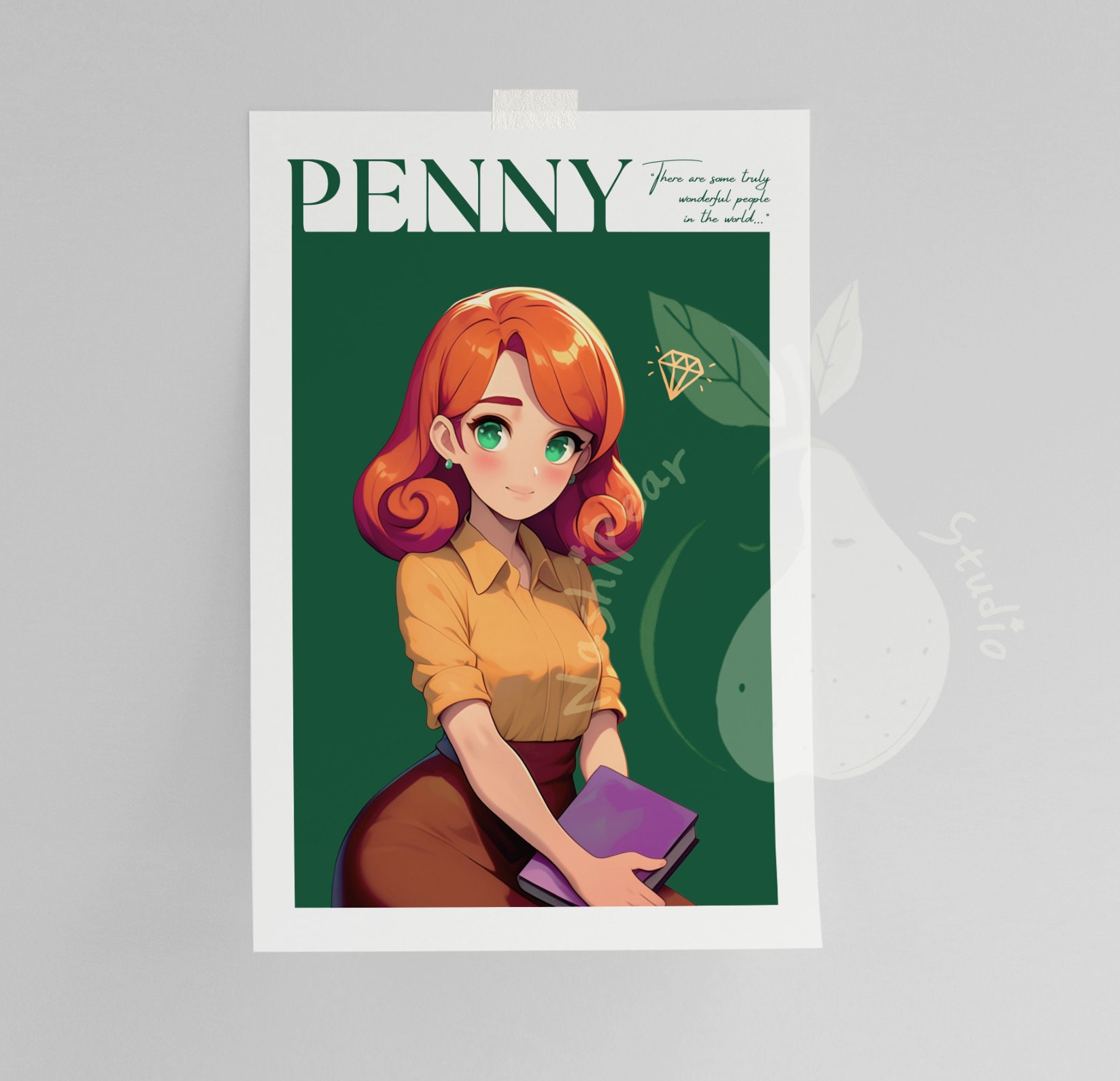 Penny Stardew Valley Poster Stardew Fanart Video Game Inspired