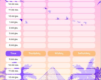 Study Planner Egypt Theme