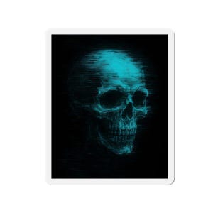 Glow-in-the-Dark Skull Magnets: Spooky Halloween Decor