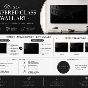 a black and white website design for a wall art gallery