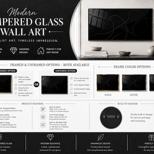 a black and white website design for a wall art gallery