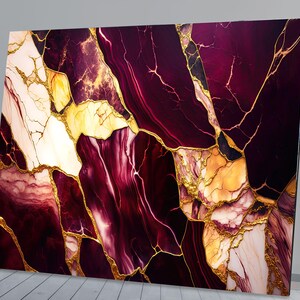 a picture of a painting on a wall