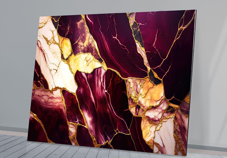 a picture of a painting on a wall