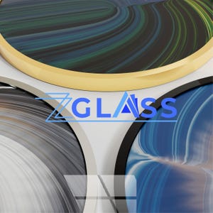 Contemporary rustic glass wall art with blue wood pattern