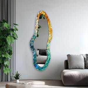 Tempered Glass Mirror Gift, Round Wall Mirror for Bathroom, Circle Mirror Wall Decor for Bedroom, Circle Bathroom Mirror for Vanities