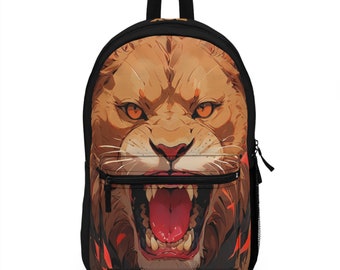 Designer Bag T6X ArtWorX Fierce Lion Backpack