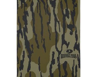 Mossy Oak Bottomland Original Camo Velveteen Mikrofaserdecke (beidseitiger Druck)