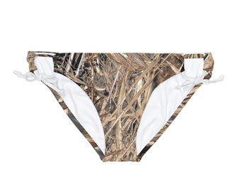 Bas de bikini camo invisible à passants noués sur les côtés Mossy Oak