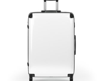 Premium White Travel Suitcase 3 Sizes