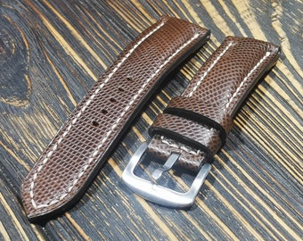 Leather watch strap,leather watch band,Brown color,watch strap for 20mm,22mm,24mm,26mm,28mm,custom size
