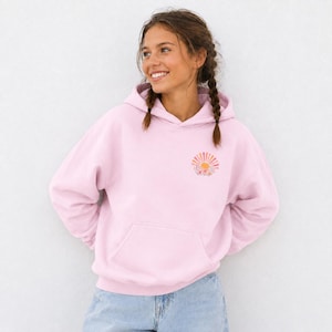 Girl Hoodie Christian Faith Design Camp Sweatshirt School Clothing Youth Spiritual Wear Daughter Gift Soft Fleece Pullover image 10