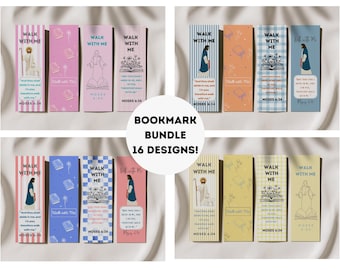 LDS Youth Theme 2026 Bookmark Bundle Printable Walk with Me Scripture Marker Young Women Gift Girls Camp Idea LDS YW Digital Download