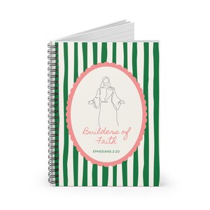 LDS Young Women Journal Builders of Faith Messengers Hope Gatherers Light Lined Notebook Spiral Binding Girls Camp Gift Birthday Present image 15