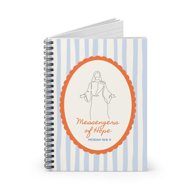 LDS Young Women Journal Builders of Faith Messengers Hope Gatherers Light Lined Notebook Spiral Binding Girls Camp Gift Birthday Present image 11