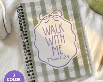 LDS Young Women Journal 2026 Youth Theme Walk With Me Scripture Notebook Spiral Bound Lined Paper Pad Religious Teen Gift Girls Camp Diary