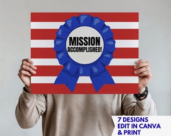 Missionary Welcome Sign Homecoming Poster LDS Mission Coming Home Digital Download Editable Template Printable Arrival Print Customizable