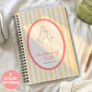 LDS Young Women Journal Builders of Faith Messengers Hope Gatherers Light Lined Notebook Spiral Binding Girls Camp Gift Birthday Present image 1