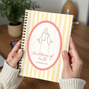 Faith Builders Journal Young Women Spiral Notebook Messengers Of Hope Gatherers Of Light Lined Writing Book Girls Camp Essential Metal Binding Ruled Pages Teen Girl Gift Birthday Present LDS Youth Activity Scripture Study Devotional Class