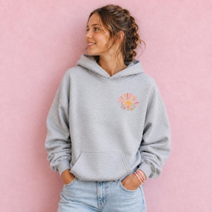 Girl Hoodie Christian Faith Design Camp Sweatshirt School Clothing Youth Spiritual Wear Daughter Gift Soft Fleece Pullover image 6