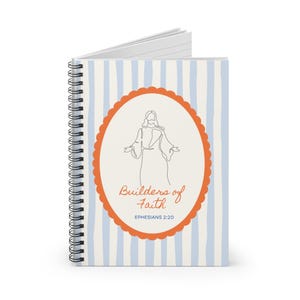 LDS Young Women Journal Builders of Faith Messengers Hope Gatherers Light Lined Notebook Spiral Binding Girls Camp Gift Birthday Present image 9