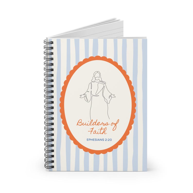 LDS Young Women Journal Builders of Faith Messengers Hope Gatherers Light Lined Notebook Spiral Binding Girls Camp Gift Birthday Present image 9