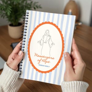 LDS Young Women Journal Builders of Faith Messengers Hope Gatherers Light Lined Notebook Spiral Binding Girls Camp Gift Birthday Present image 10