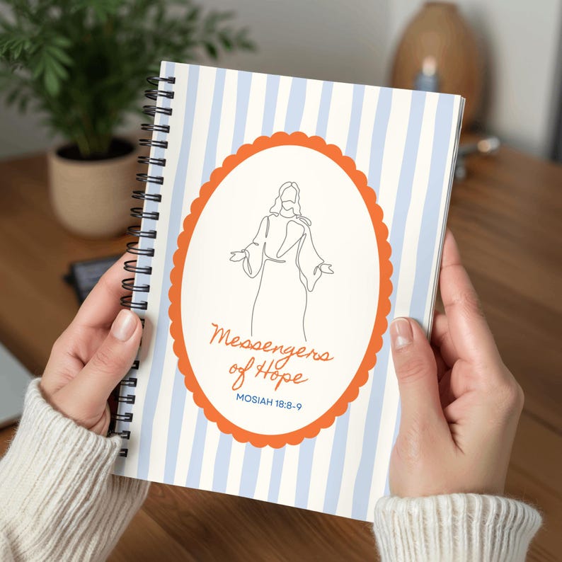 LDS Young Women Journal Builders of Faith Messengers Hope Gatherers Light Lined Notebook Spiral Binding Girls Camp Gift Birthday Present image 10