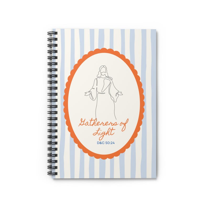 LDS Young Women Journal Builders of Faith Messengers Hope Gatherers Light Lined Notebook Spiral Binding Girls Camp Gift Birthday Present image 13