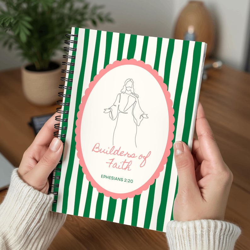 LDS Young Women Journal Builders of Faith Messengers Hope Gatherers Light Lined Notebook Spiral Binding Girls Camp Gift Birthday Present image 14