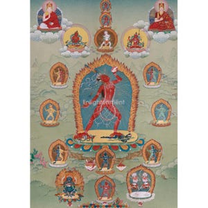 Vajrayogini, Tantric Deity Thangka | Goddess of Wisdom and Transformation | Spiritual Empowerment | Tibetan Buddhism | Dakini Arts | LHASA