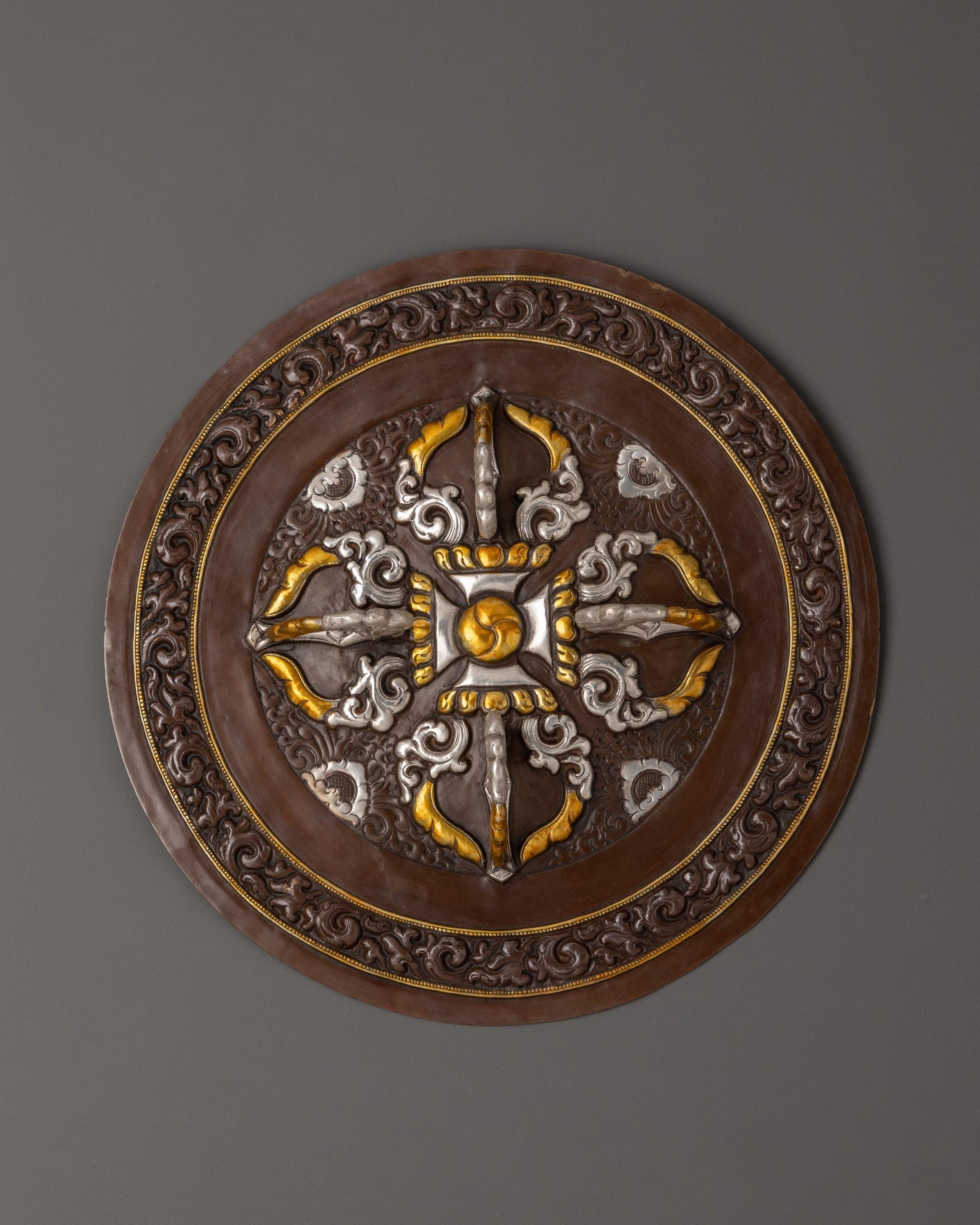 チベット銅壁アート｜手作り 28 cm 曼荼羅 - Etsy 日本