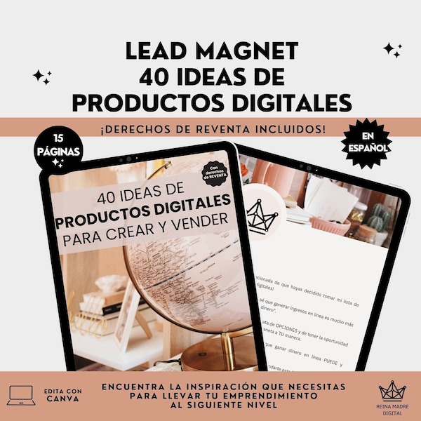 Guía de Lead Magnet, Imán de Clientes Potenciales, Faceless, Hecho para Usted, PLR, MRR, Derechos de Reventa Principales, Etiqueta Privada