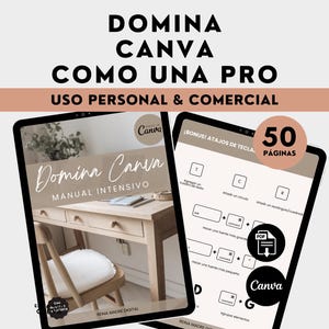 Domina Canva Manual Intensivo Español DYF ebook Plantilla Canva Marketing Digital Guia Paso a Paso