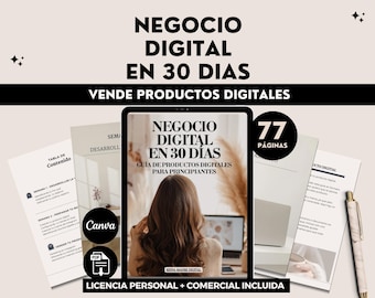 Ready to Resell Ebook | Digital Business Guide | Passive Income Canva Editable | Commercial Use | Digital Products for Female Entrepreneurs