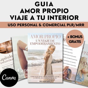 Amor Propio, Guía en Español, Derechos de Reventa Editable, Canva, Entrenamiento de Vida, Wellness, Bienestar, Coach, Salud Mental, Blogger