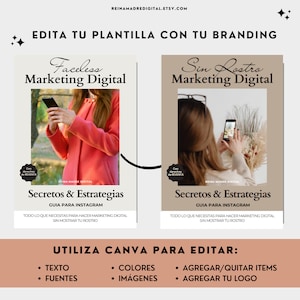 Faceless Digital Marketing, Sin Rostro, Sin Cara, Plantilla Lista, Canva, Ebook, Derecho de Reventa, Master Resell Rights, MRR, PLR, Español imagen 4