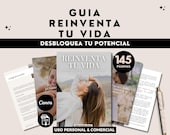 Spanish Personal Development Ebook | Reinvent Your Life Guide | Discipline Habits Motivation Mindset | Self Improvement PDF | Coaching