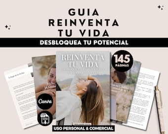 Spanish Personal Development Ebook | Reinvent Your Life Guide | Discipline Habits Motivation Mindset | Self Improvement PDF | Coaching