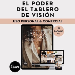 Tablero de Visión Ley de Atraccion Law of Attraction Vision Board Mapa de Sueños Tablero de Sueños Manifestacion Manifestation en Español