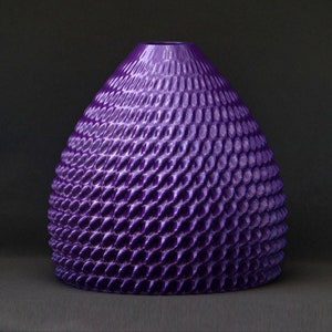 Kolora Krono Shiny Purple hanging pendant lamp ECO Lampshade made of corn starch biodegradable zdjęcie 3