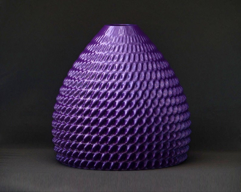 Kolora Krono Shiny Purple hanging pendant lamp ECO Lampshade made of corn starch biodegradable zdjęcie 3