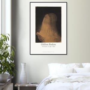 Framed Odilon Redon Poster - The Book of Light - Luxury Art Print - Ready to Hang