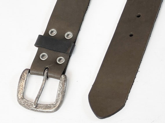 Ladies 1,57'' Wide Belt, Genuine Leather Braided … - image 3