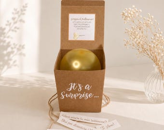 Pop Me Balloon Surprise Box | Personalized Hidden Message Balloon | Proposal, Bridesmaid & Romantic Gift